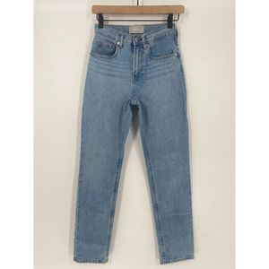 Everlane Women's High Waist Straight Leg Jeans Light Wash Size 24 Regular